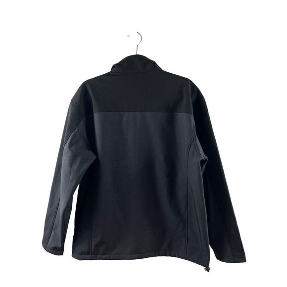 New Balance Men's Two-Tone Printed Soft Shell Full Zip Jacket Size Large Black - Picture 6 of 11